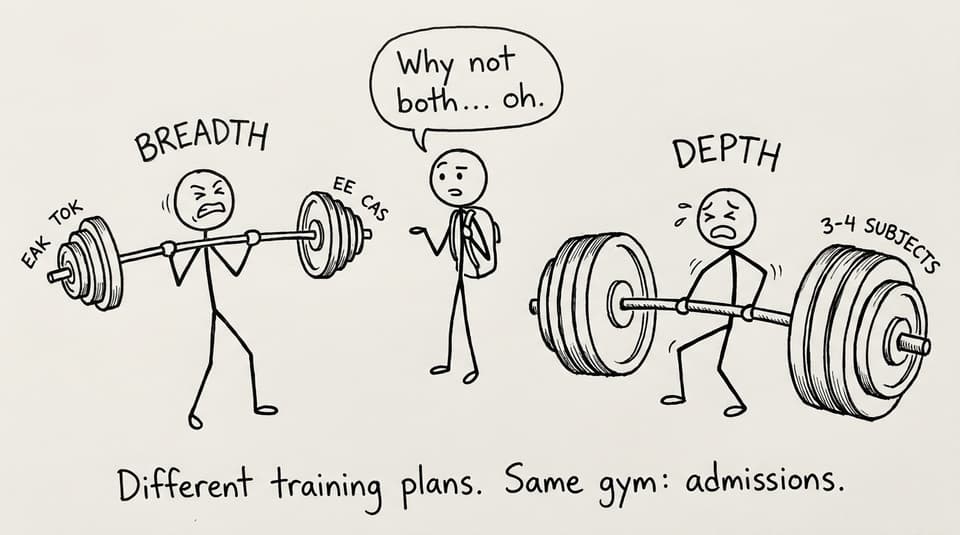 Breadth vs depth weightlifting joke