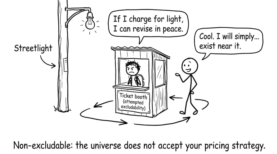Streetlight ticket booth joke