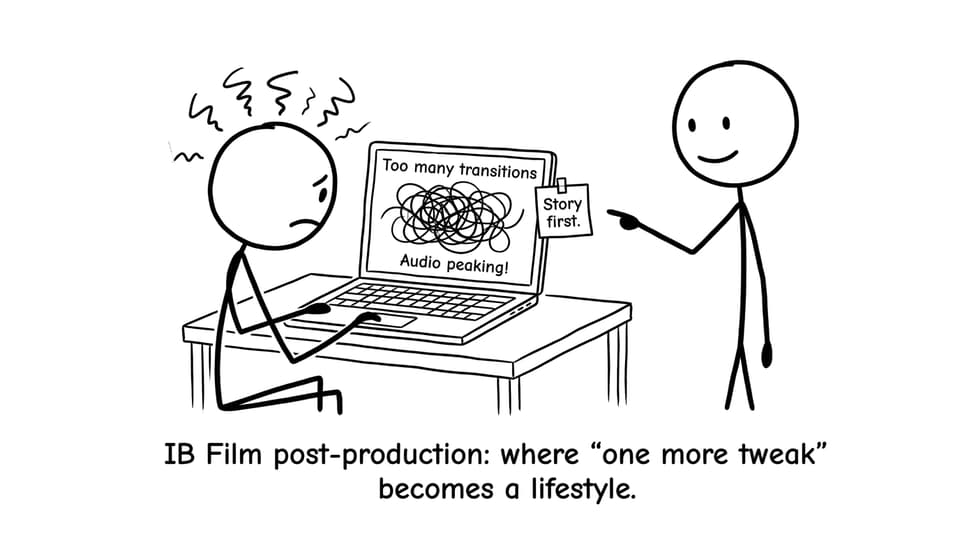 IB Film post-production comic