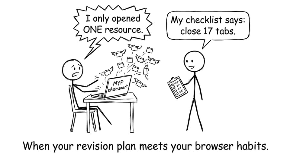 Student vs tabs comic