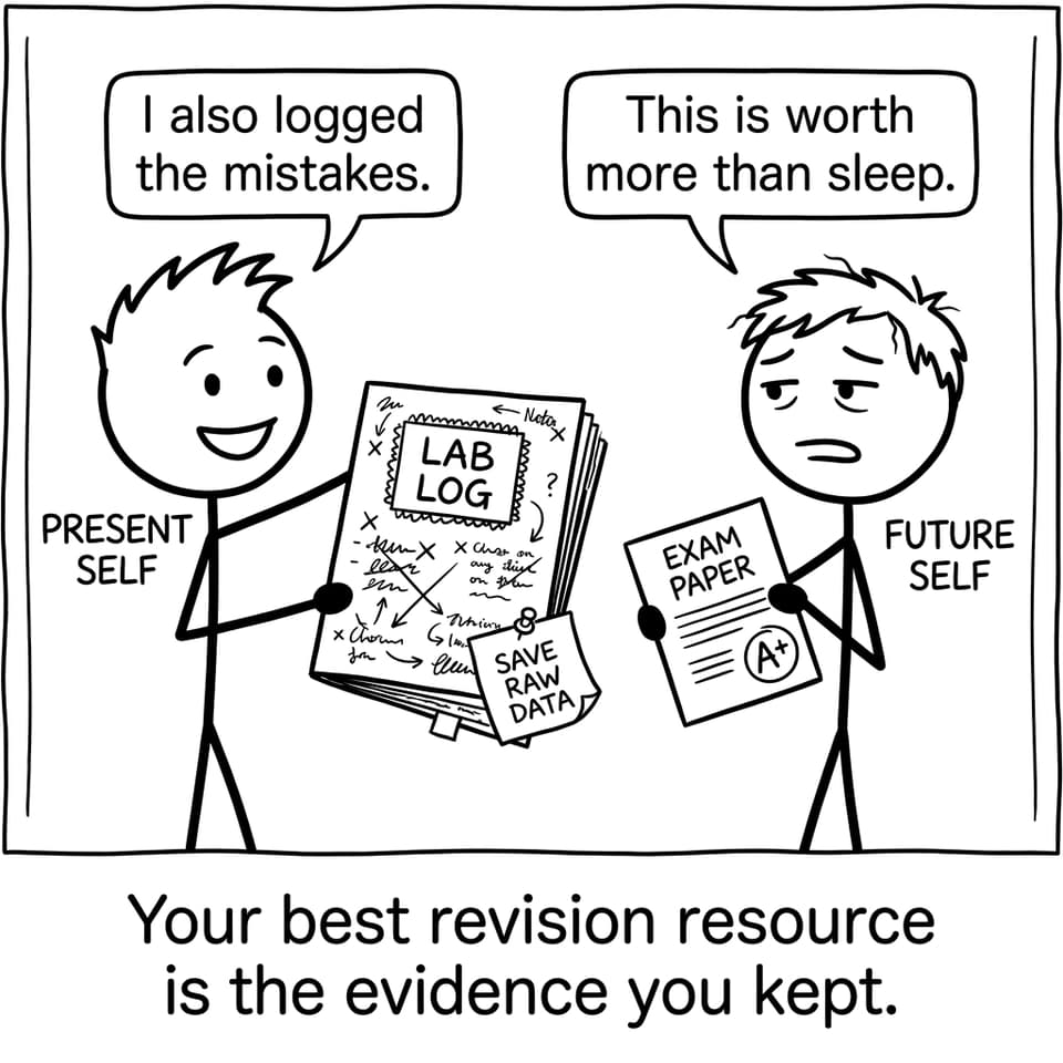 Lab log worth more than sleep comic