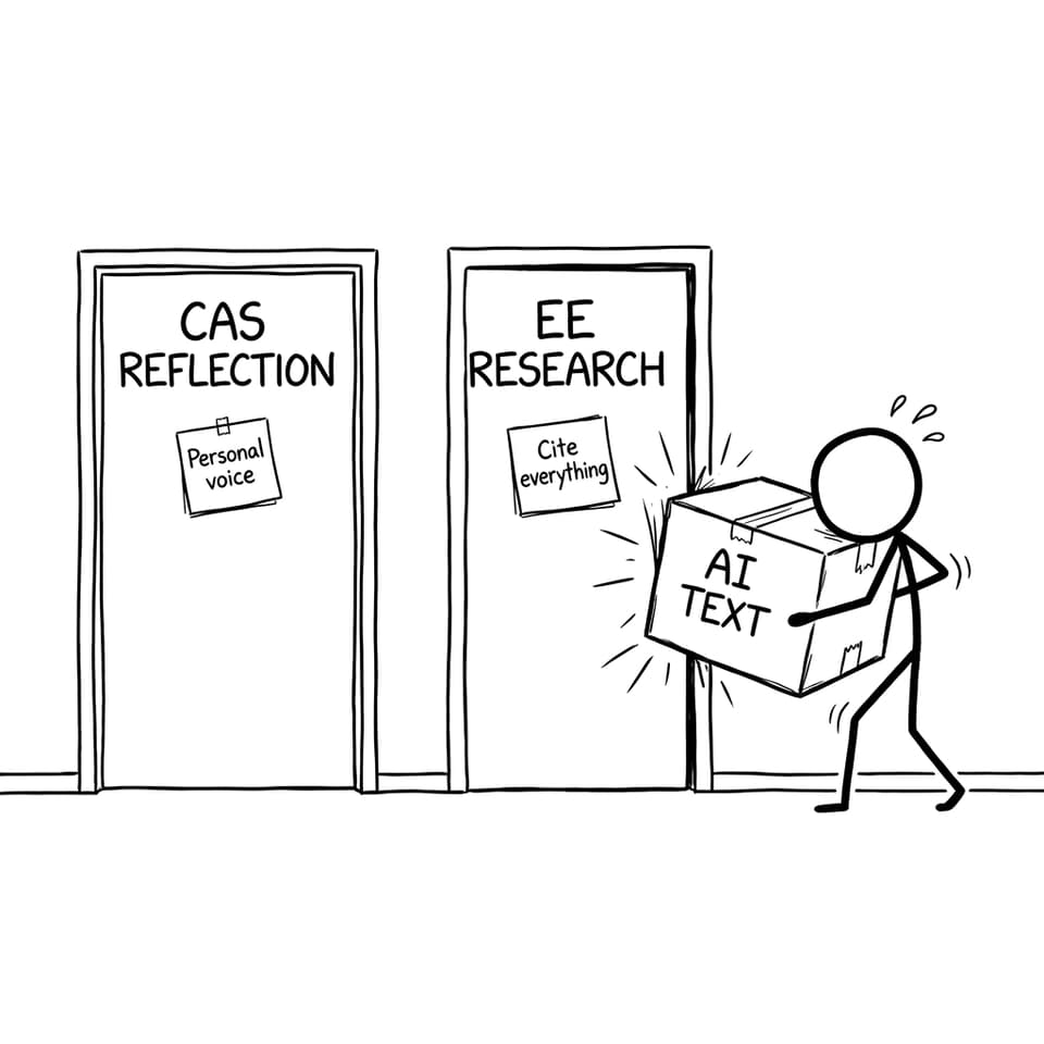 Two doors: CAS Reflection vs EE Research