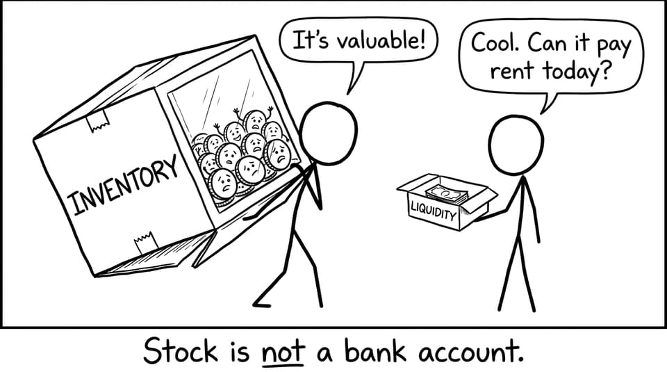 Inventory ties up cash comic