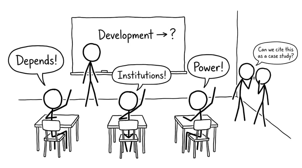 A classroom where the answer is “Depends!”