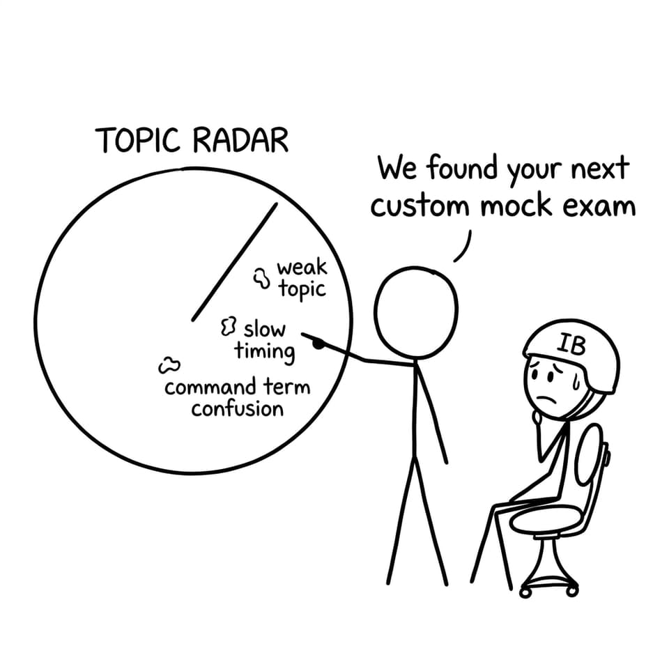 A “topic radar” finding weak spots