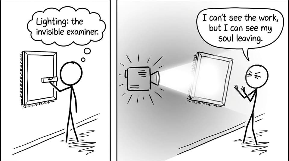 Lighting: the invisible examiner