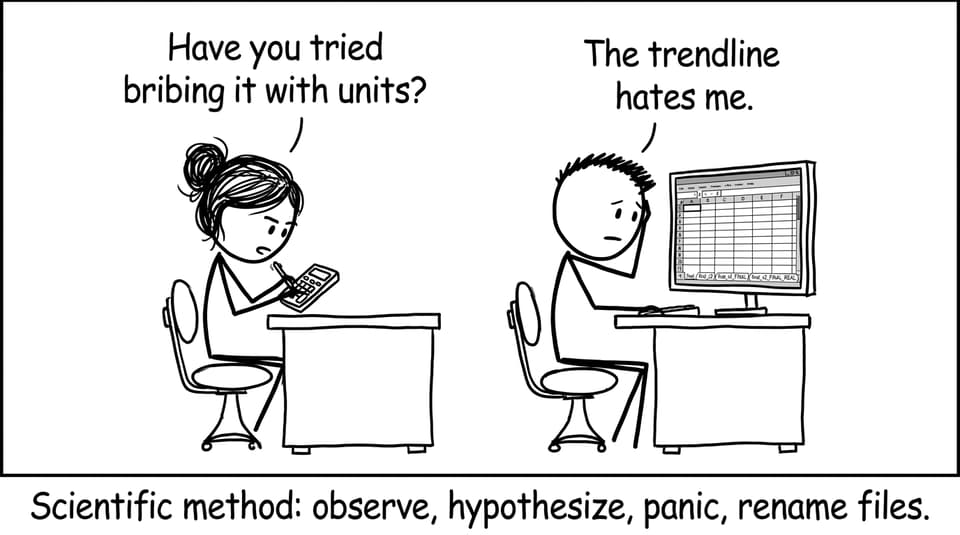 Spreadsheet chaos during data analysis