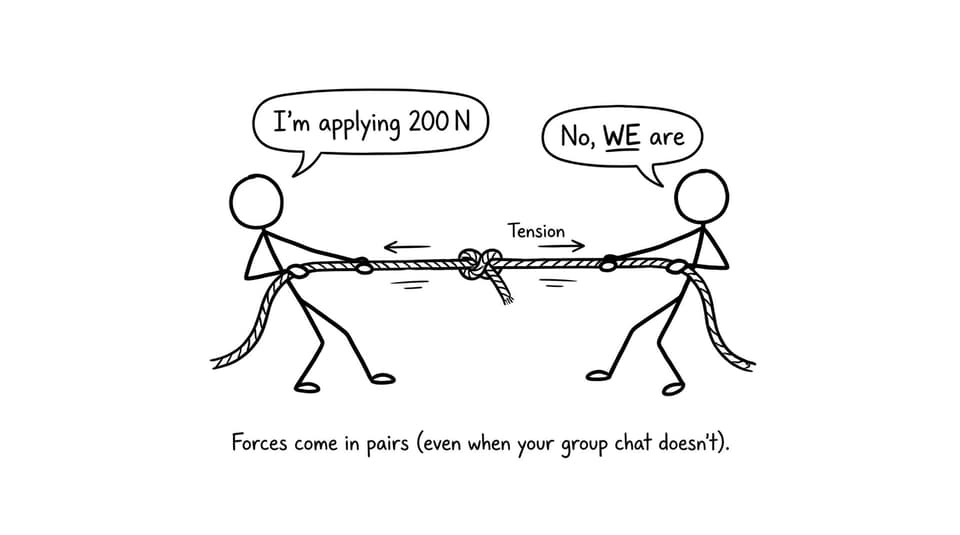 Tug-of-war and the "we" problem