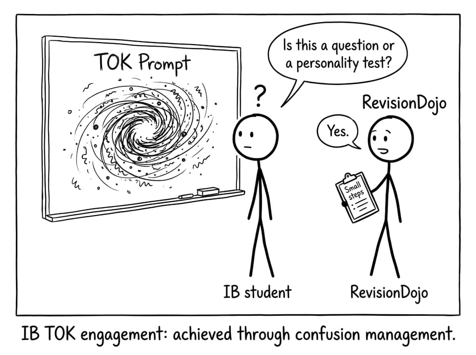 TOK prompt confusion comic