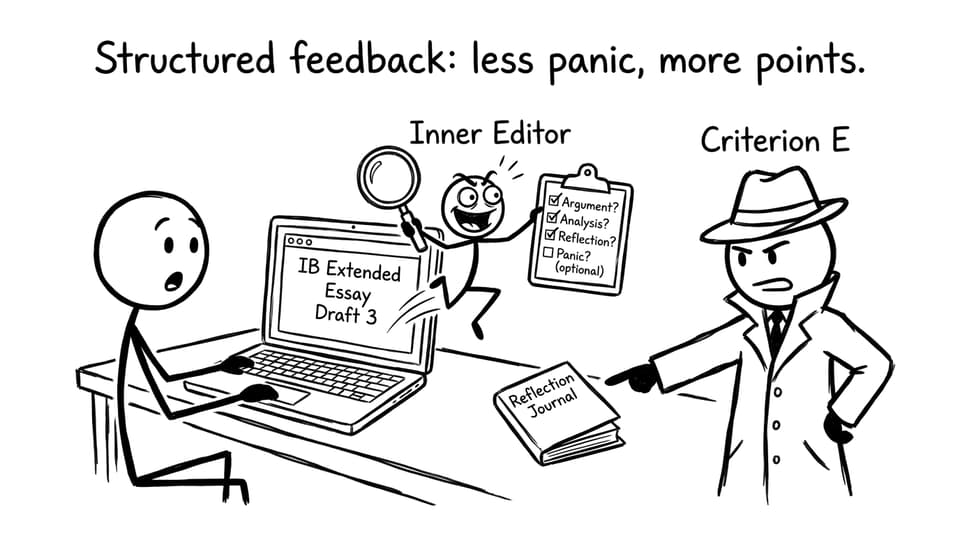 Structured feedback: less panic, more points.
