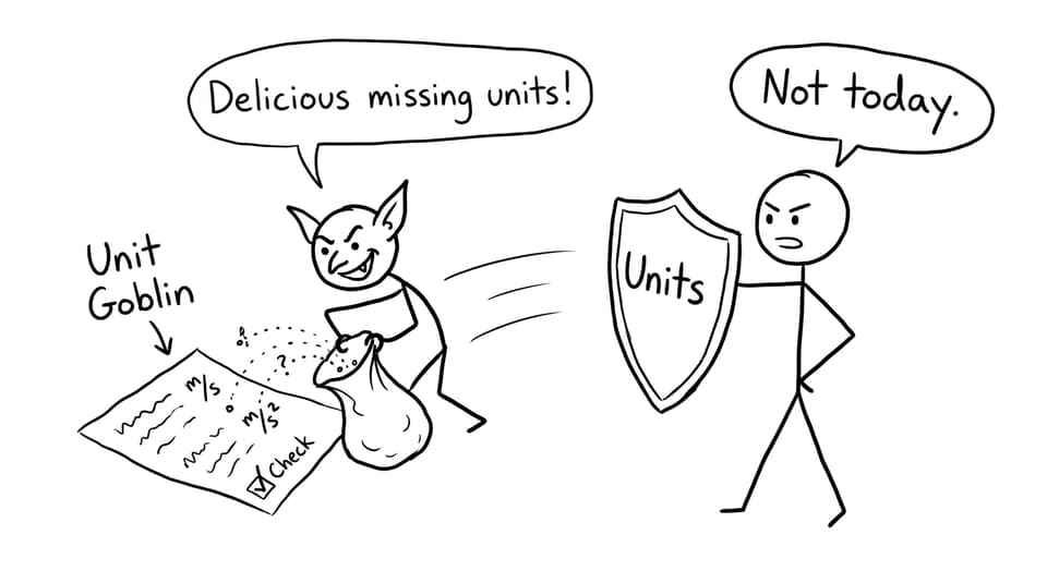 Comic about the Unit Goblin stealing marks