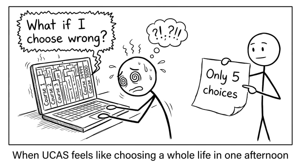 When UCAS feels like choosing a whole life in one afternoon