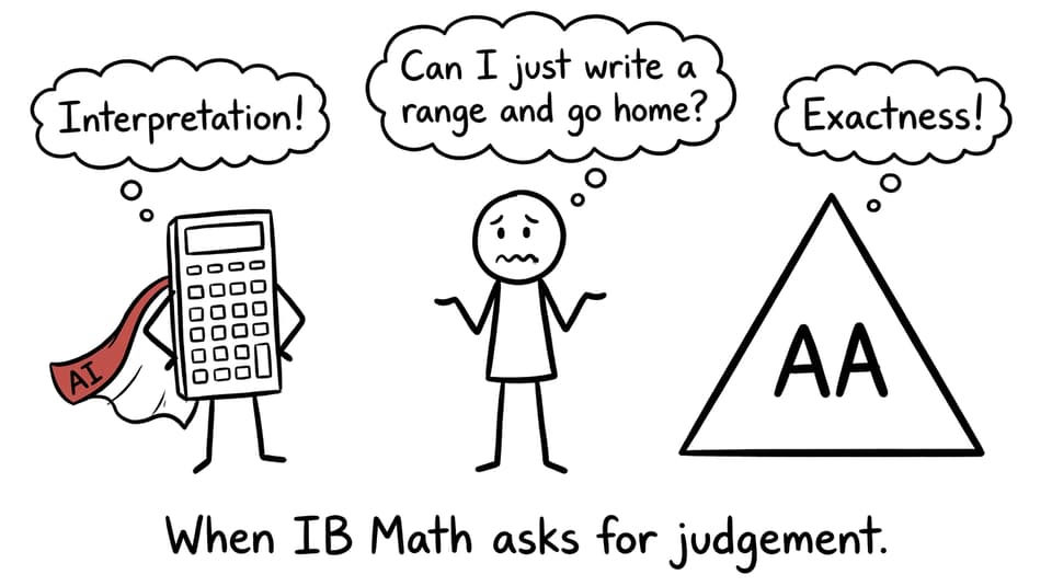 Comic about AI vs AA and writing a range