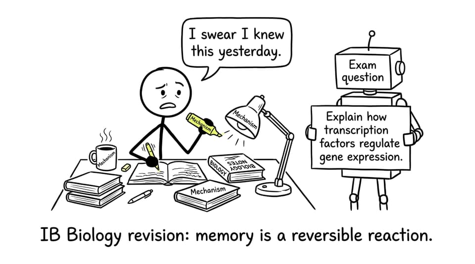 Exam question meets the student brain