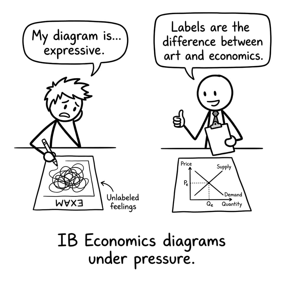 IB Economics diagrams under pressure.
