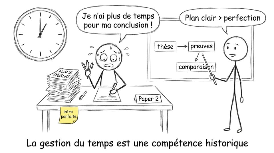 La gestion du temps est une compétence historique