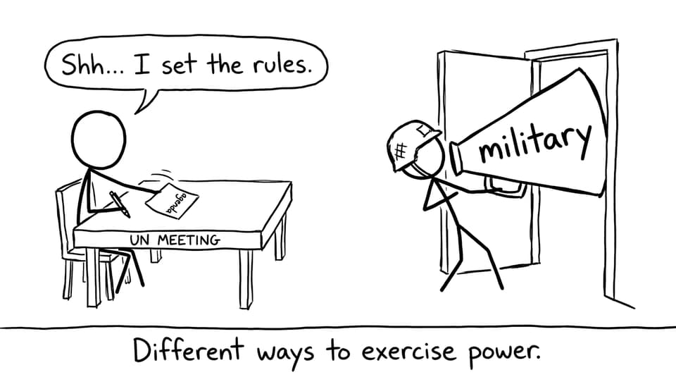 Comic: Agenda sticky note vs megaphone
