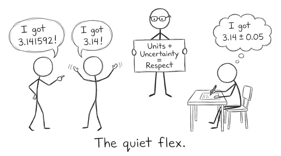 Sig figs quiet flex comic