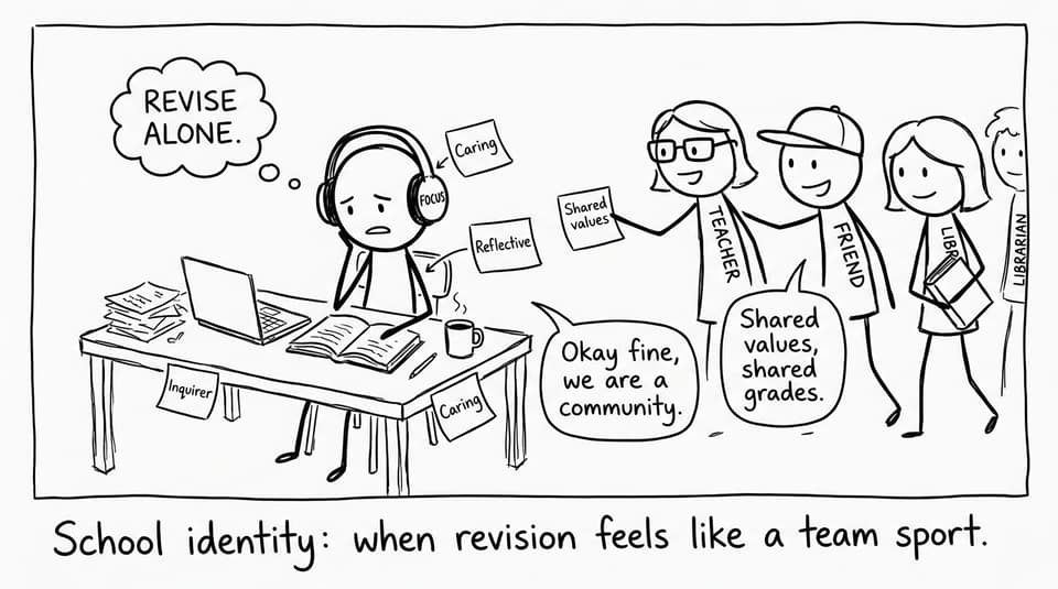 School identity comic