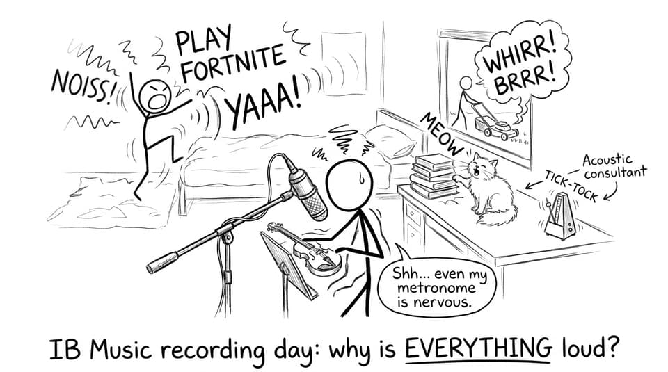 IB Music recording day: why is EVERYTHING loud?