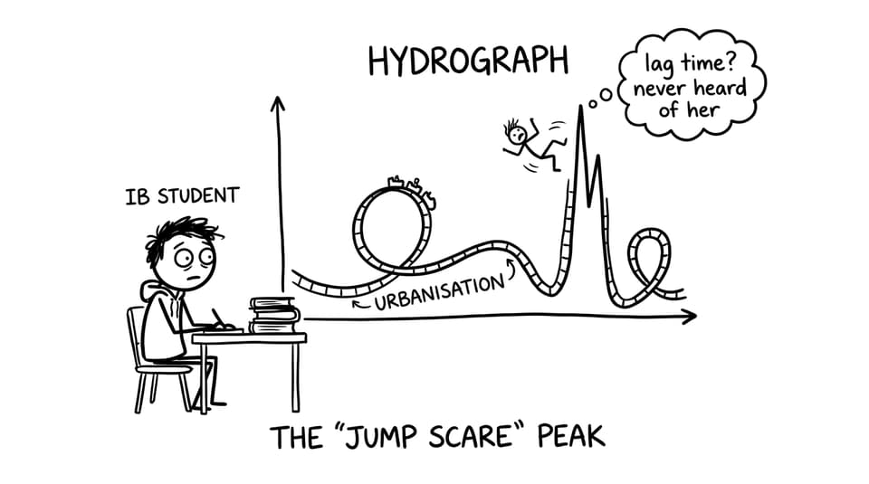 An IB student meets the hydrograph jump scare