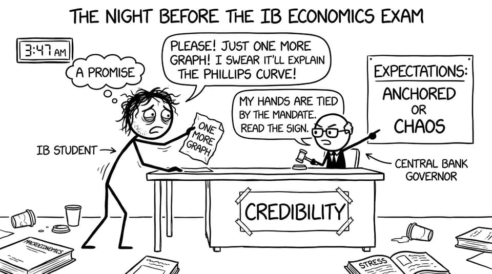 An IB student bargaining with “credibility”