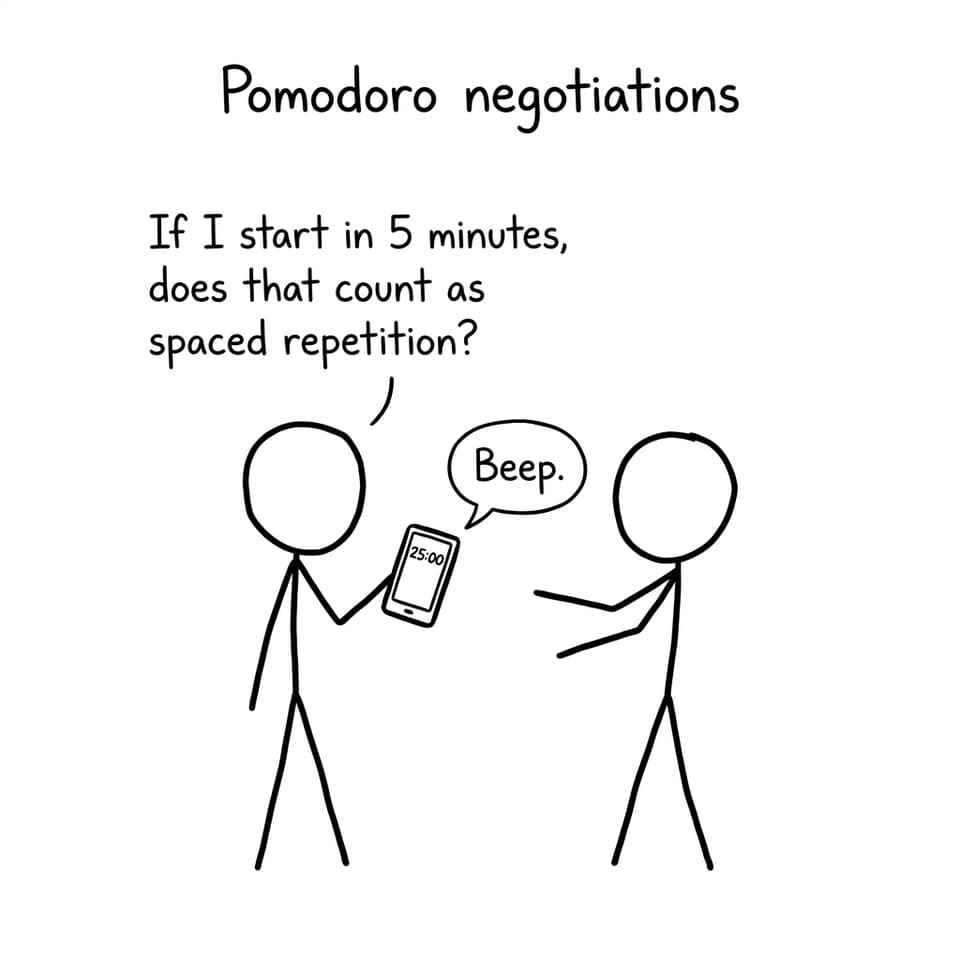 Pomodoro negotiations comic