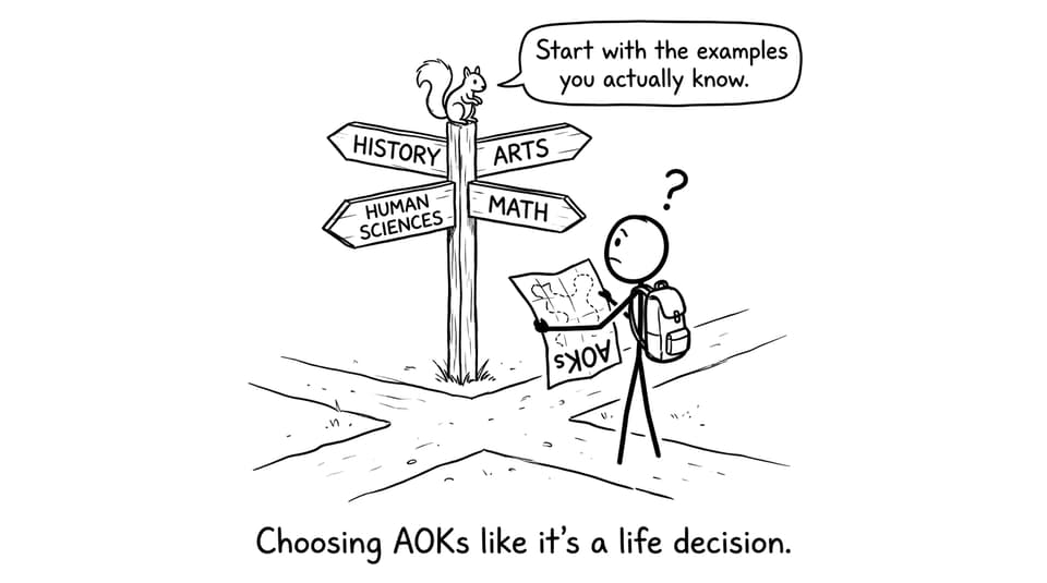 Choosing AOKs crossroads joke
