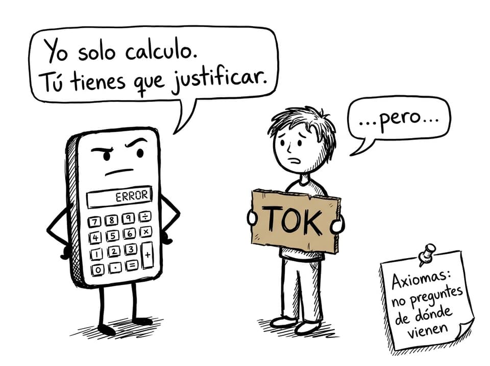 Calculadora exige justificación TOK