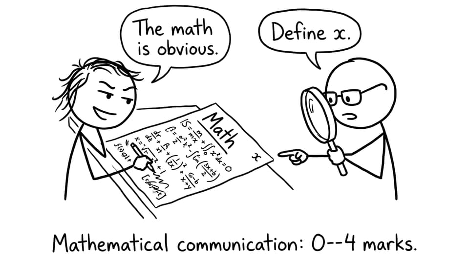Comic about defining variables