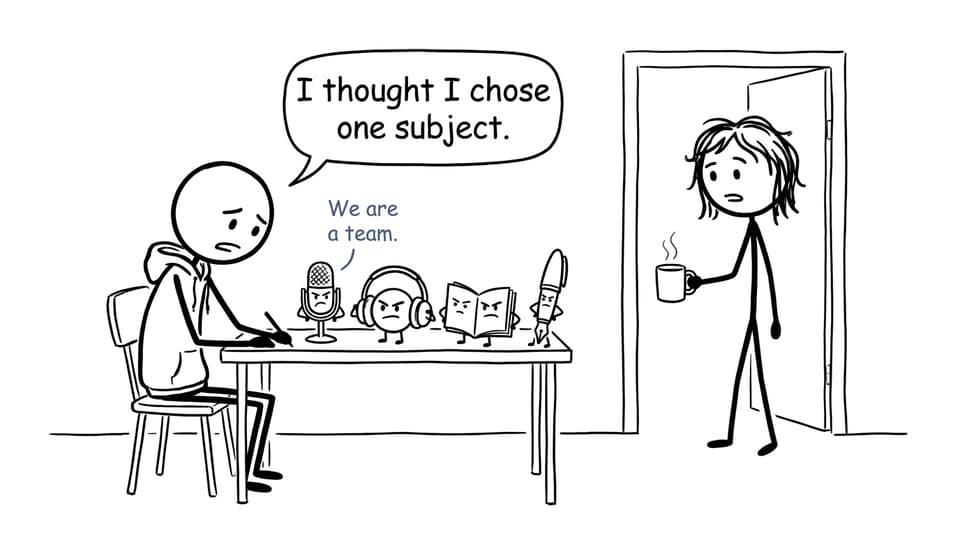 A student meets the four surprisingly united sides of language assessment
