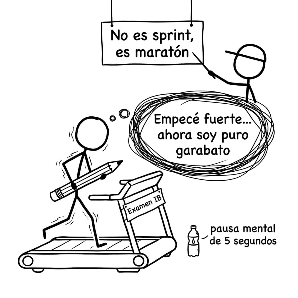 Cinta de correr del Examen IB