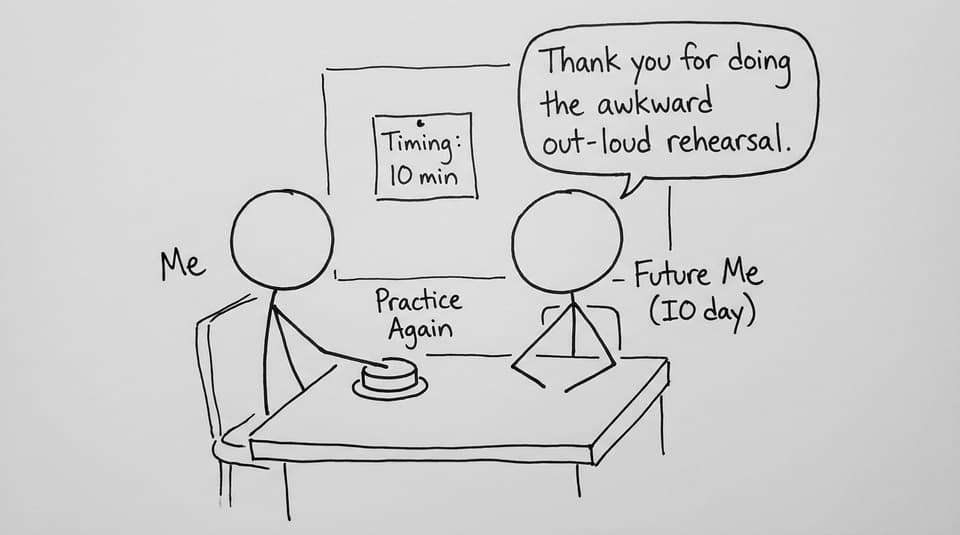 The practice button that Future You wishes you pressed