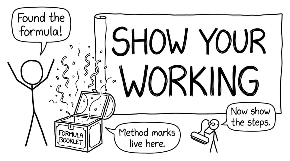 Formula booklet confetti comic