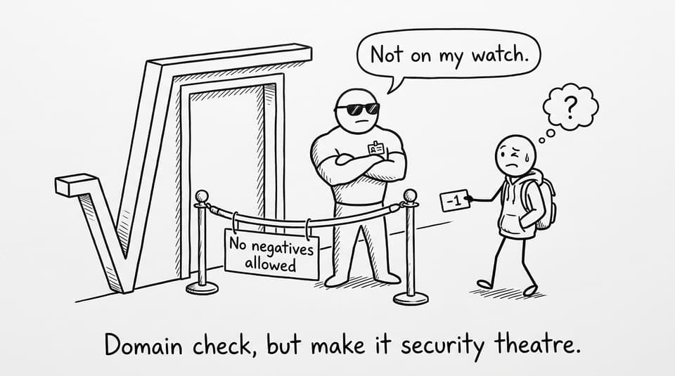 Square root bouncer