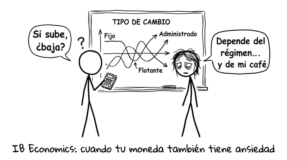 Estudiantes IB y el tipo de cambio