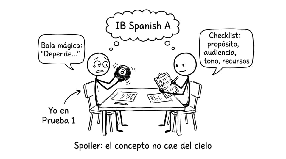 Comic: bola mágica vs checklist