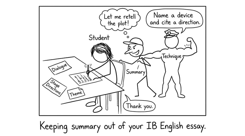 Bouncer blocks summary from entering essay comic