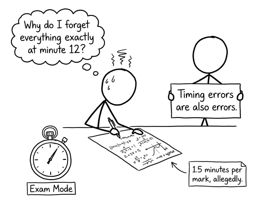 Timing anxiety in Exam Mode