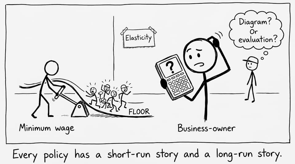 Minimum wage and elasticity comic