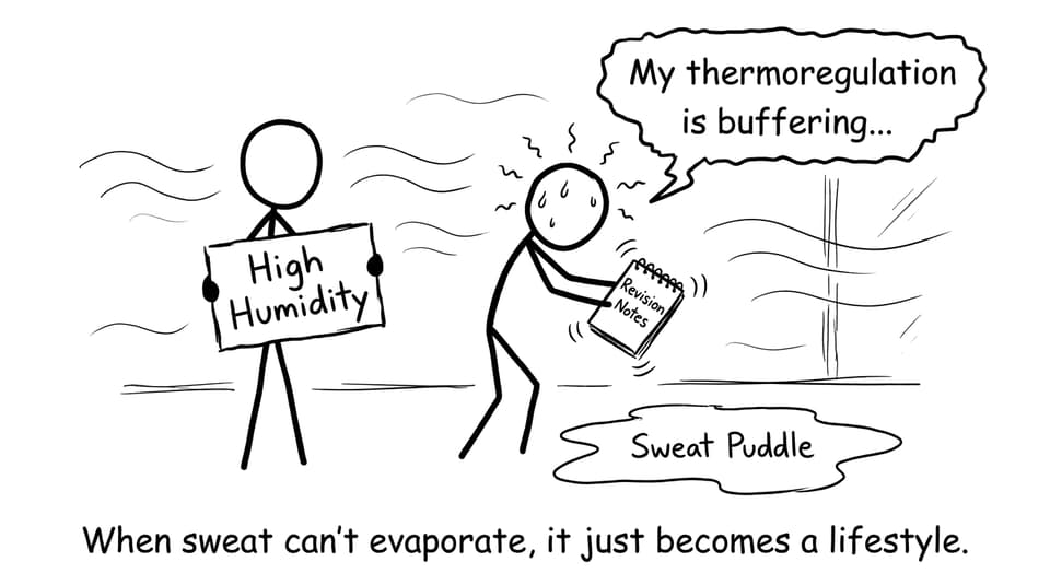 Humidity and thermoregulation comic