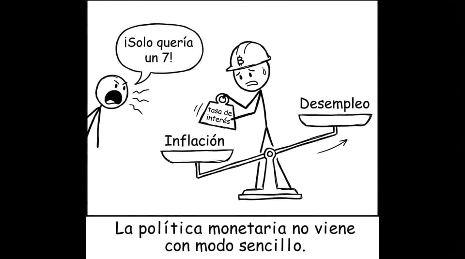 La política monetaria no viene con modo sencillo