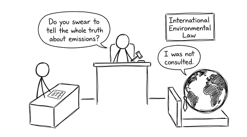 International environmental law comic
