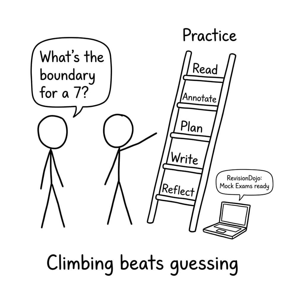 Practice ladder comic