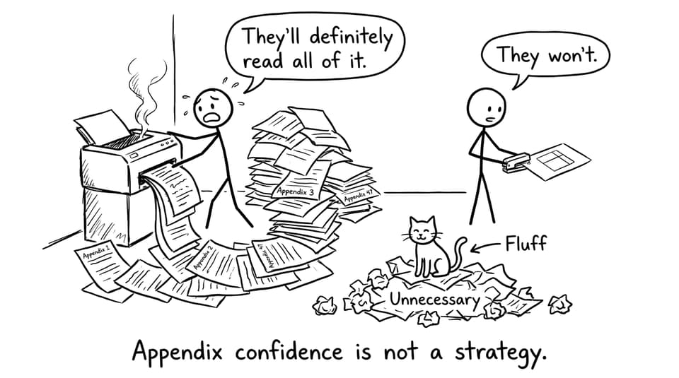 Students drowning in appendices