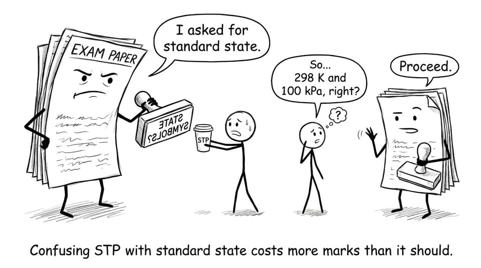A funny standard state vs STP comic