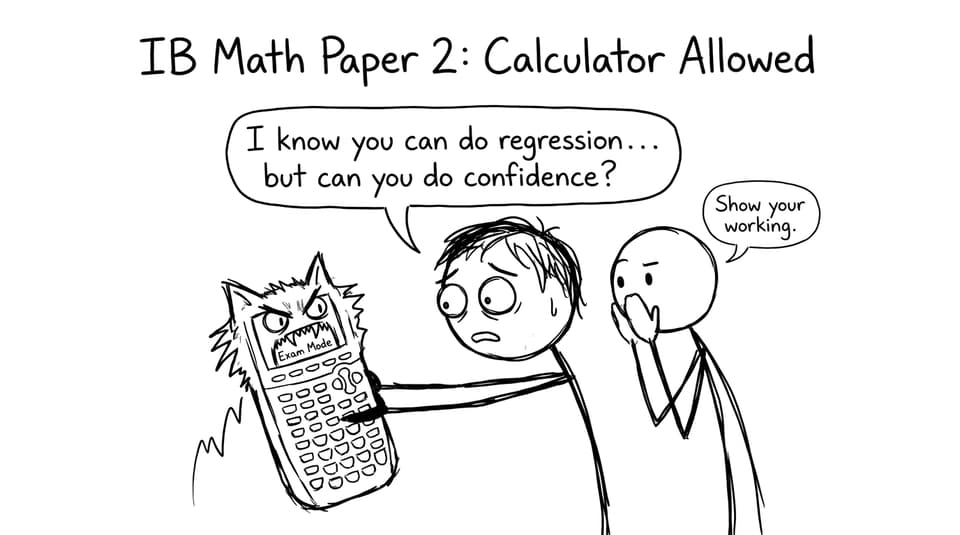 Student vs calculator confidence