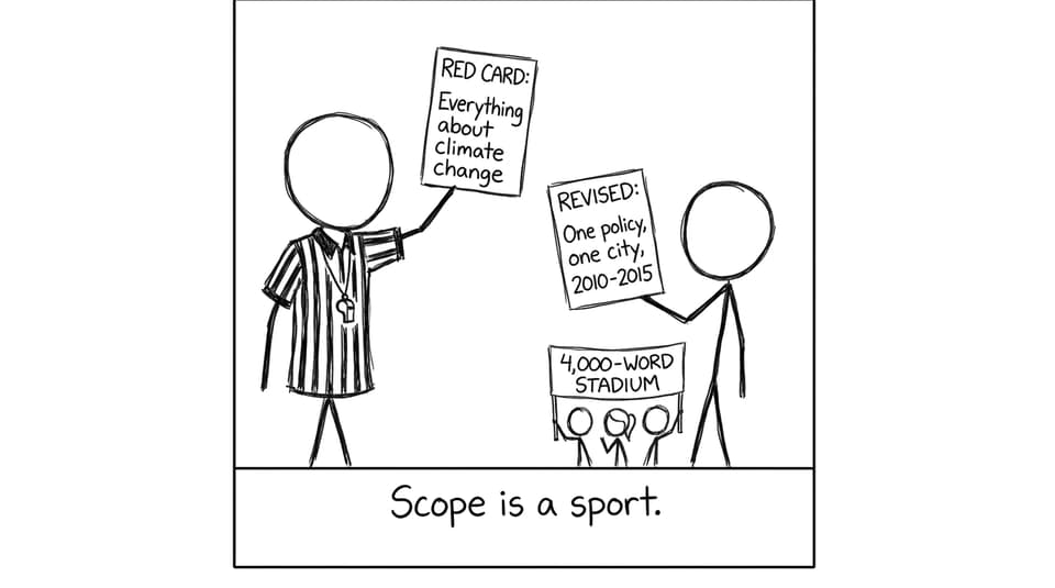 A supervisor referee red-carding a too-broad question