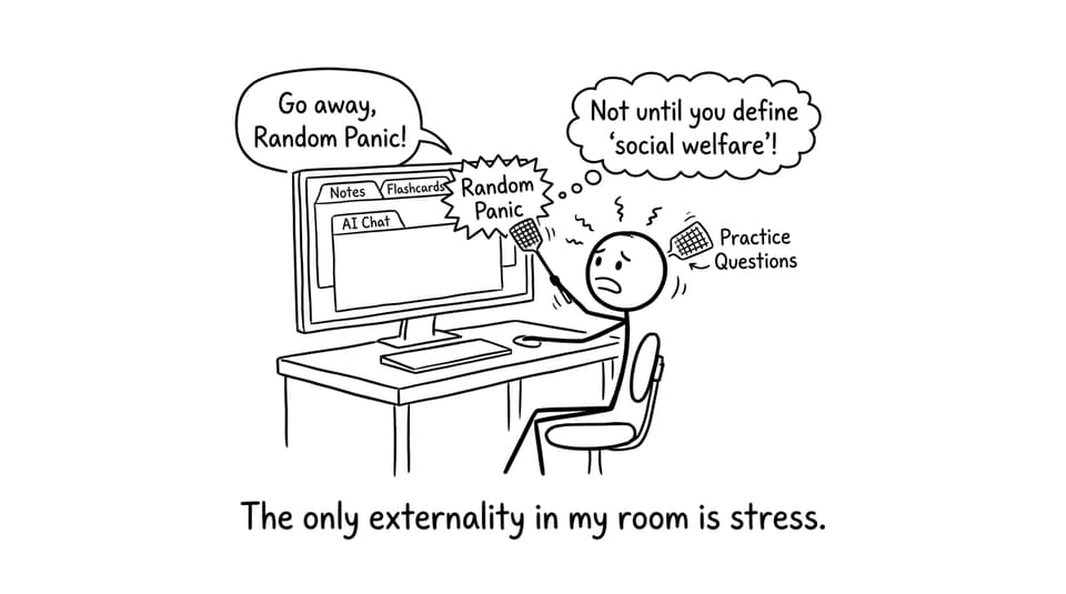 Revision panic comic relief