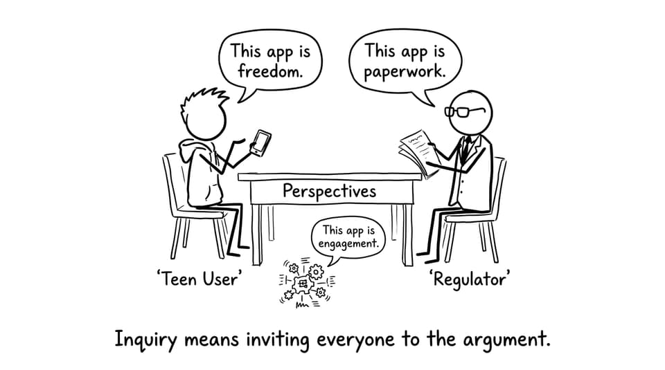 Stakeholders argue while the algorithm cares about engagement